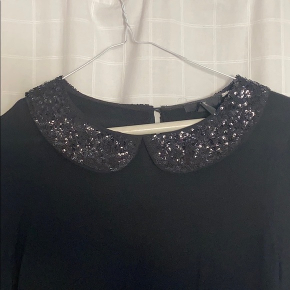 H&M SPARKLY COLLAR SWEATER - Picture 2 of 4